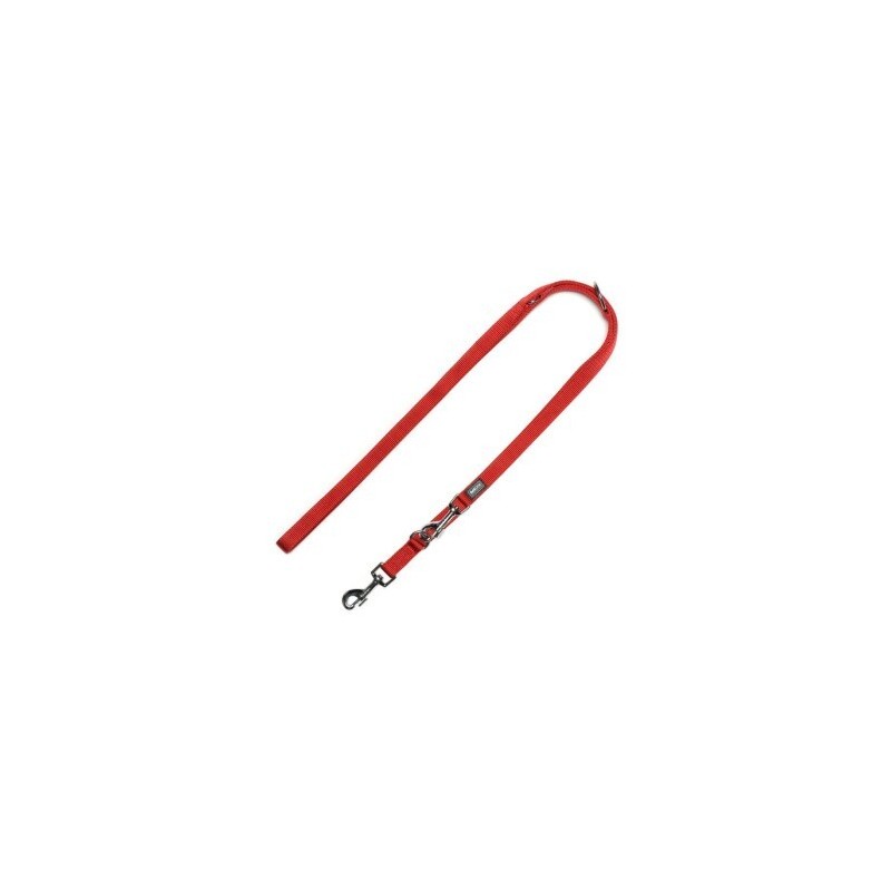 AniOne Nylonführleine Classic 2-lagig rot M