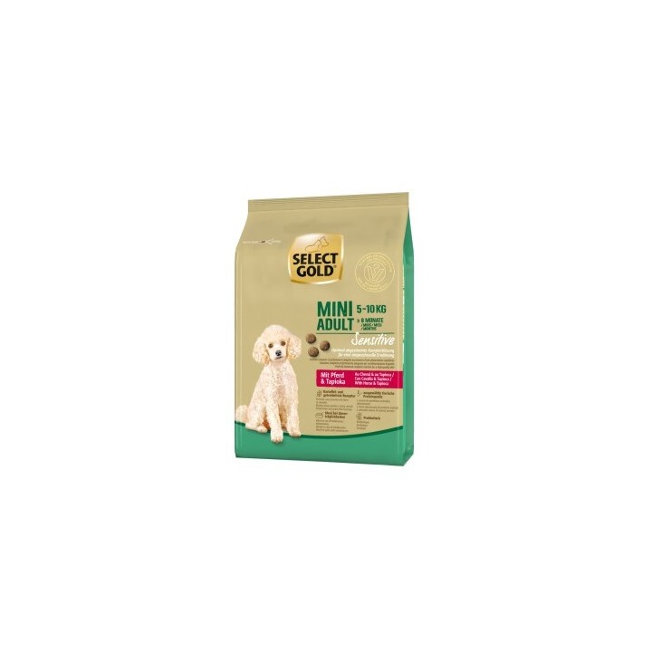 SELECT GOLD Sensitive Mini Adult Pferd & Tapioka 1 kg