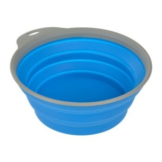 Dogs Creek Reise-Silikonnapf Trail blau 2 l