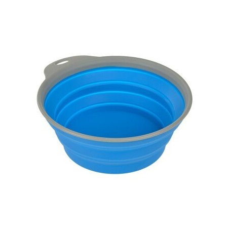 Dogs Creek Reise-Silikonnapf Trail blau 2 l
