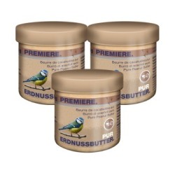 PREMIERE Erdnussbutter Pur 3x250 g