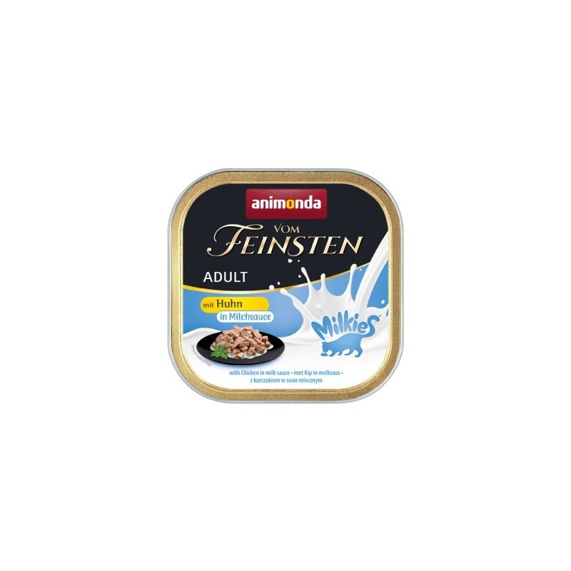 animonda Vom Feinsten Adult Milkies 32x100g Huhn, in Milchsauce