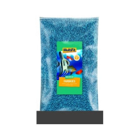 MultiFit Farbkies 2-3mm 5Kg azurblau