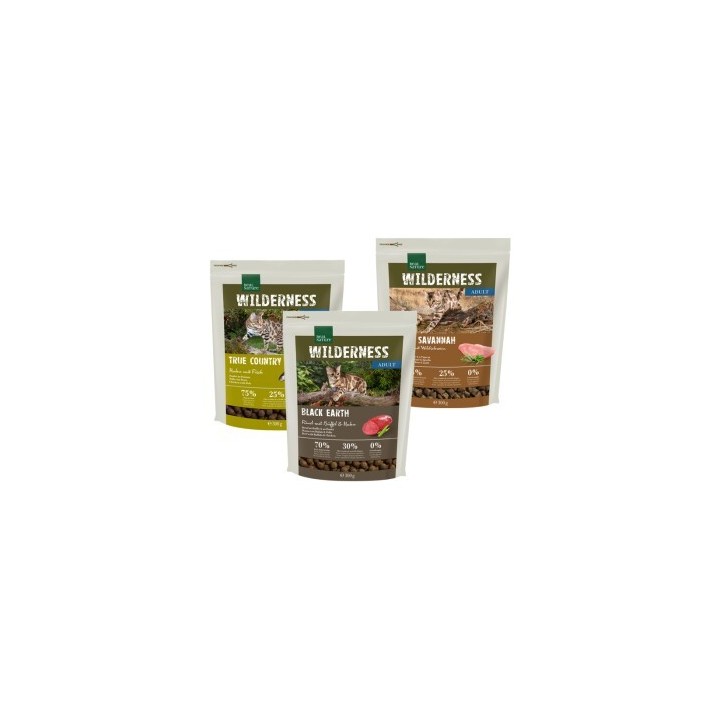 REAL NATURE Wilderness Adult Probierpaket 3x300 g Probierpaket 1