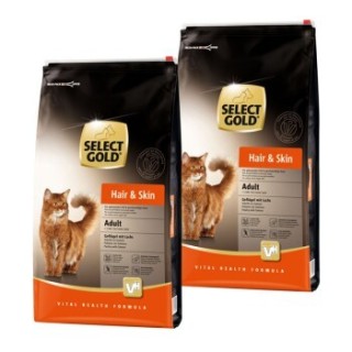 SELECT GOLD Adult Hair & Skin Geflügel mit Lachs 2x10 kg