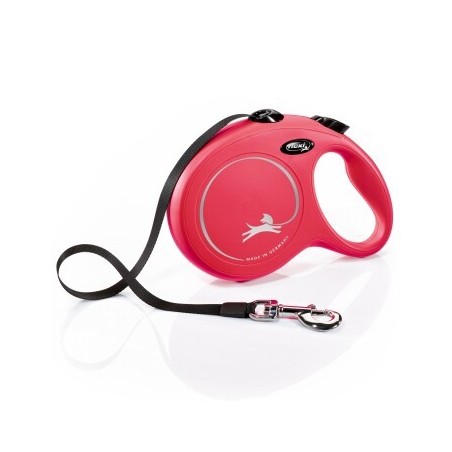 Flexi New Classic Gurt rot L, 8 m, 50 kg