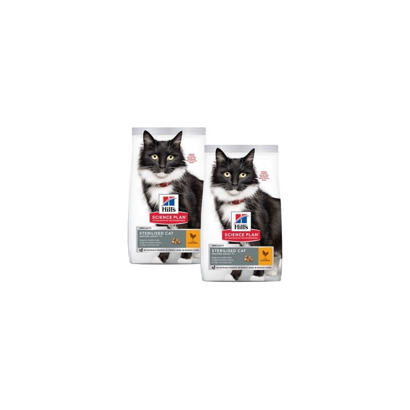 Hill's Science Plan Sterilised Mature Adult 7+ mit Huhn 2x10 kg