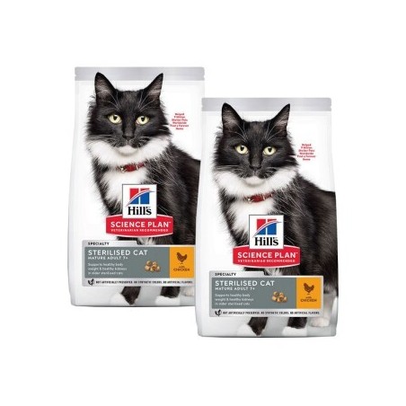 Hill's Science Plan Sterilised Mature Adult 7+ mit Huhn 2x10 kg
