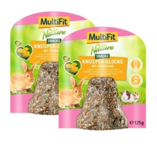 MultiFit Knusper-Glocke 2x125g Löwenzahn