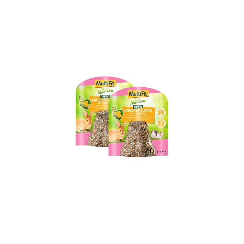 MultiFit Knusper-Glocke 2x125g Löwenzahn