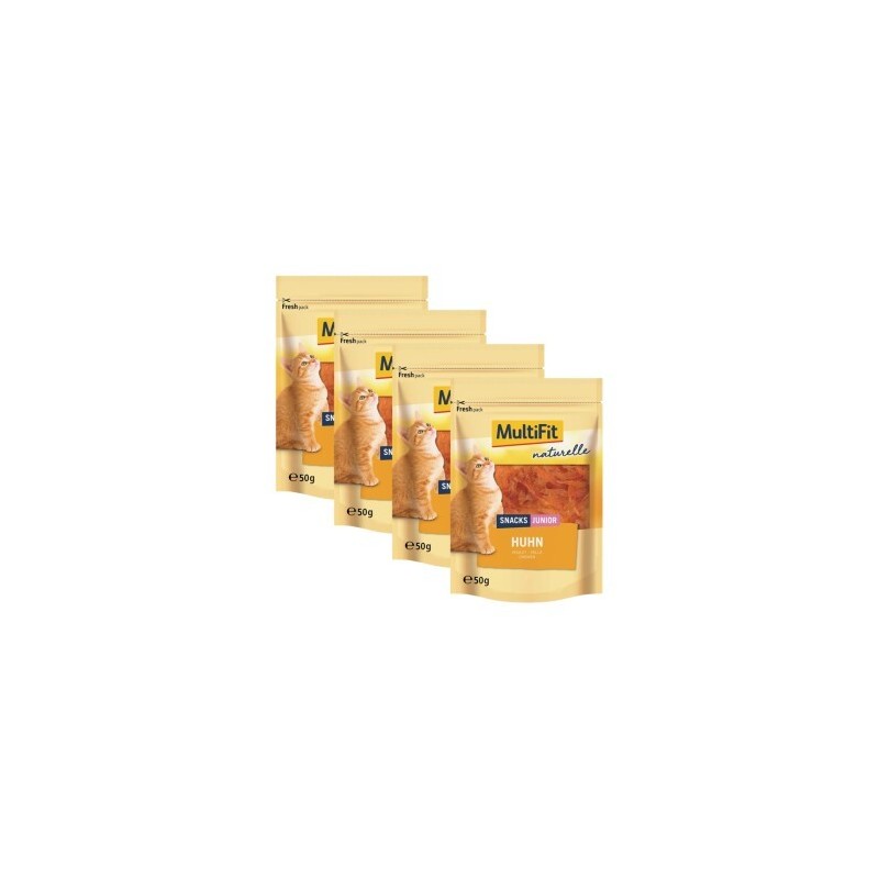 MultiFit naturelle Hühnerbrust Junior 4x50 g