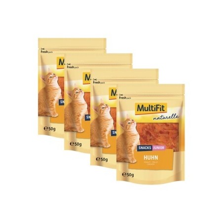 MultiFit naturelle Hühnerbrust Junior 4x50 g