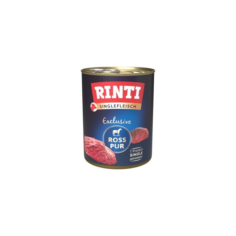 RINTI Singlefleisch Exclusive Ross pur 6x800 g