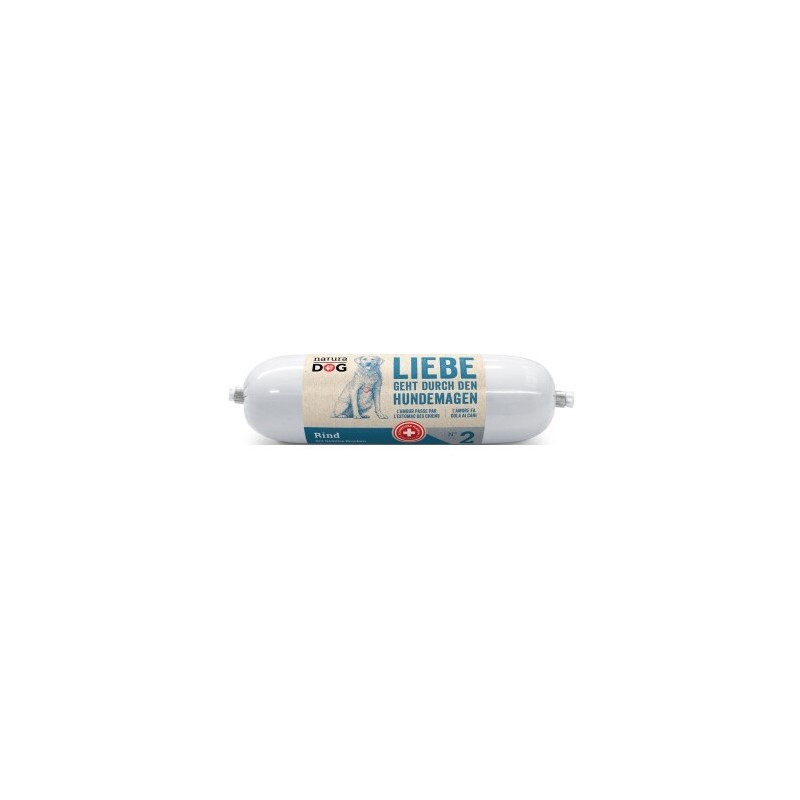 NaturaDog Wurst mit Rind und Gemüse 4x850 g