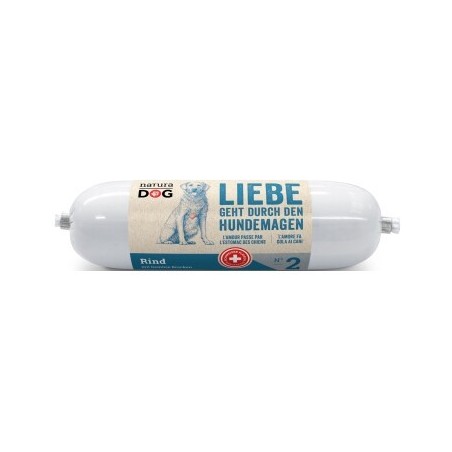 NaturaDog Wurst mit Rind und Gemüse 4x850 g