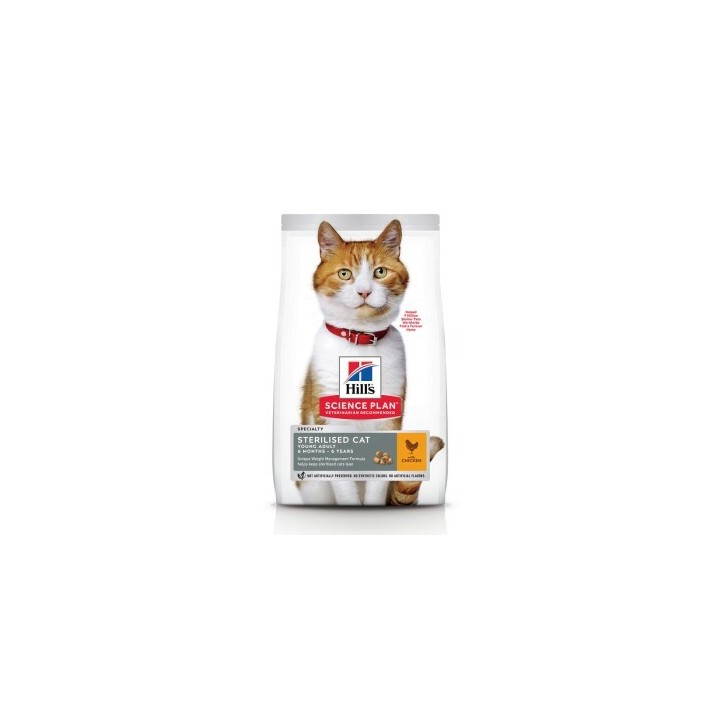 Hill's Science Plan Trockenfutter Katze Adult, Sterilised Huhn 10 kg