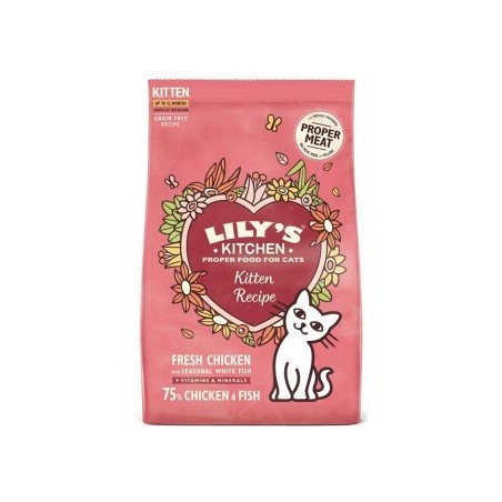 LILY'S KITCHEN Curious Kitten Chicken & Fish 800g