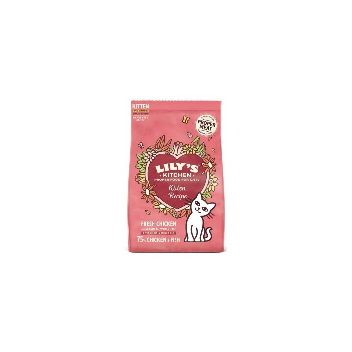 LILY'S KITCHEN Curious Kitten Chicken & Fish 800g