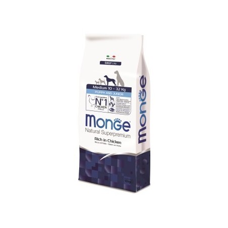 Monge Daily Line Puppy&Junior Medium Huhn 12 kg