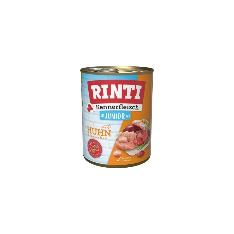 RINTI Kennerfleisch Junior Huhn 24x800 g