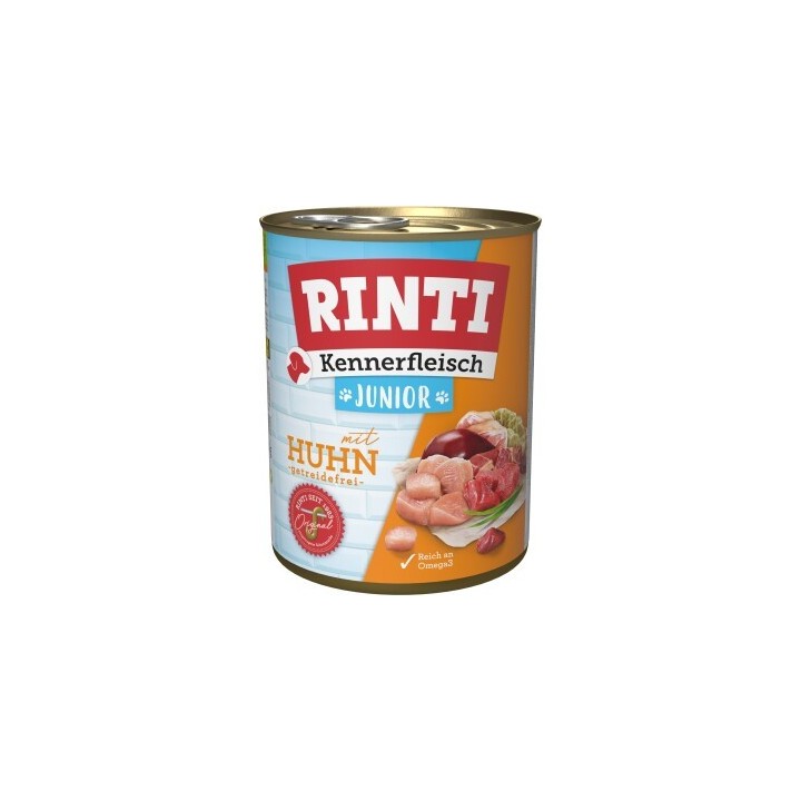 RINTI Kennerfleisch Junior Huhn 24x800 g
