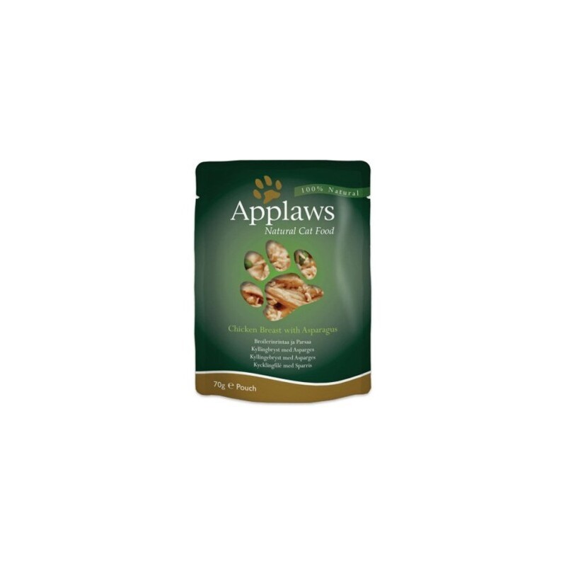 Applaws Nassfutter Katze Adult Huhn mit Spargel 12x70 g