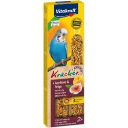 Vitakraft Kräcker Wellensittich 4x2er Aprikose und Feige