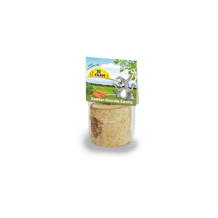 JR Farm Knabberolle Holz Karotte