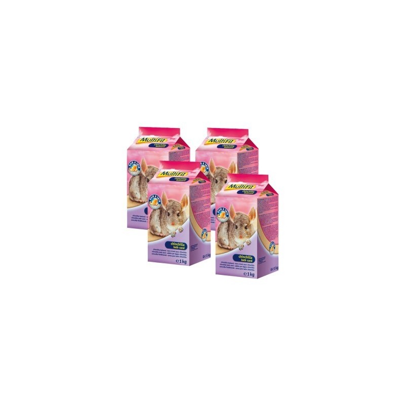 MultiFit Badesand für Chinchillas 4x1kg