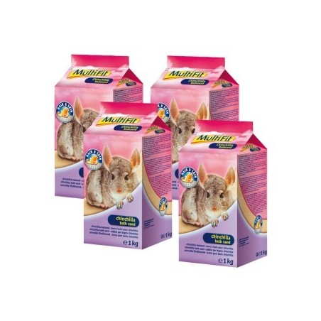 MultiFit Badesand für Chinchillas 4x1kg