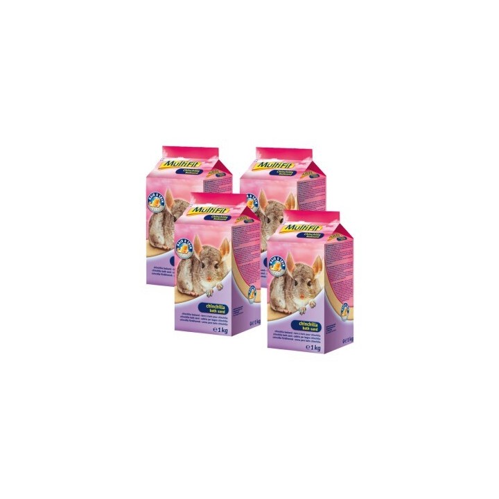 MultiFit Badesand für Chinchillas 4x1kg