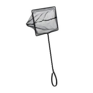 AniOne Fischfangnetz grob schwarz 13 cm, 16 cm