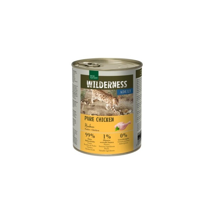 REAL NATURE WILDERNESS Adult Pure Chicken 6x800 g