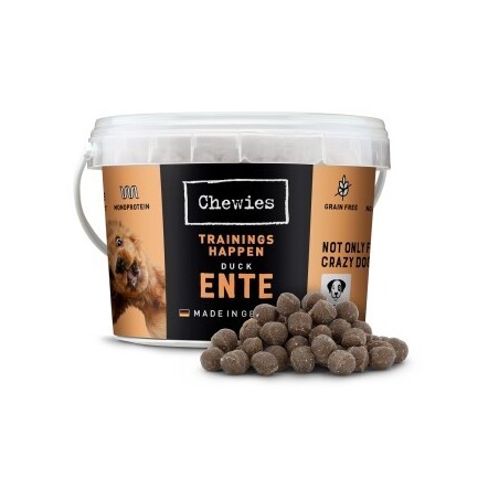 Chewies Trainings-Happen Monoprotein-Snack 300g Ente