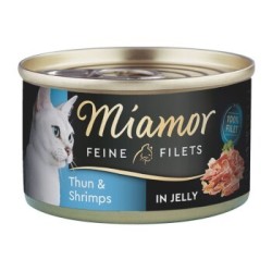 Miamor Feine Filets in Jelly Thunfisch und Shrimps 24x100 g