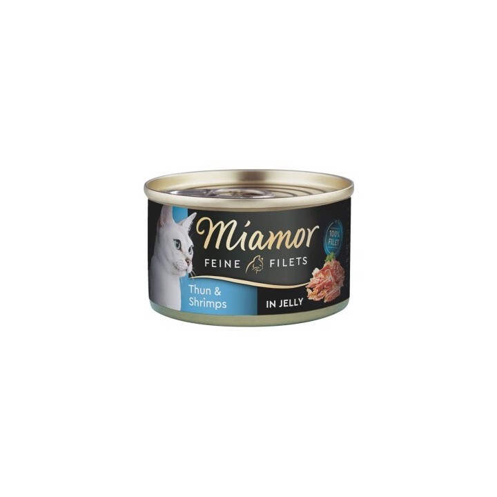 Miamor Feine Filets in Jelly Thunfisch und Shrimps 24x100 g