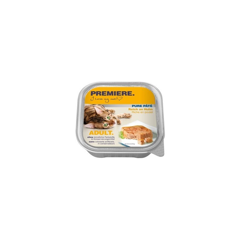 PREMIERE Pur Paté Adult Huhn 16x100 g