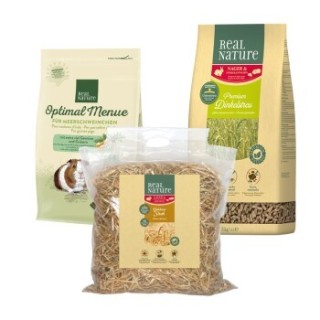 REAL NATURE Meerschweinchen Geschenk-Set 3tlg. 10,5 kg