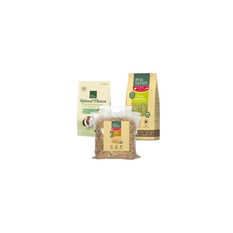 REAL NATURE Meerschweinchen Geschenk-Set 3tlg. 10,5 kg