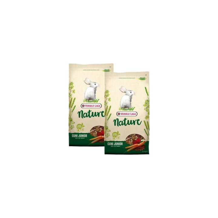 Versele-Laga Nature Cuni Junior für Kaninchen 2x2.3 kg