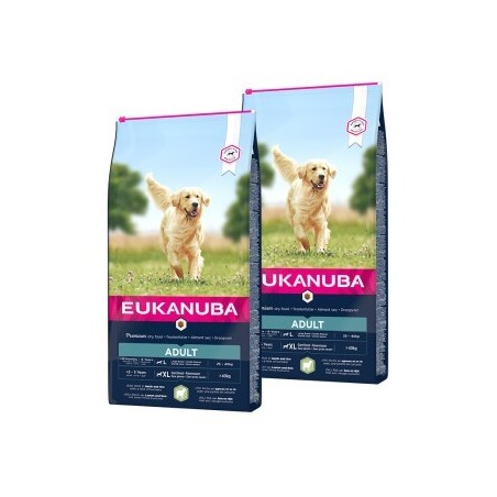 EUKANUBA Trockenfutter Hund Large Breed Adult, Lamm & Reis 2x12 kg