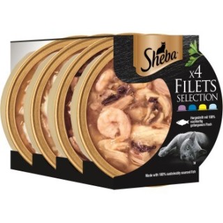Sheba Filets Selection 4x60g