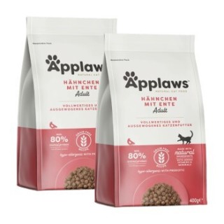 Applaws Trockenfutter Katze Adult Huhn mit Ente 2x7.5 kg