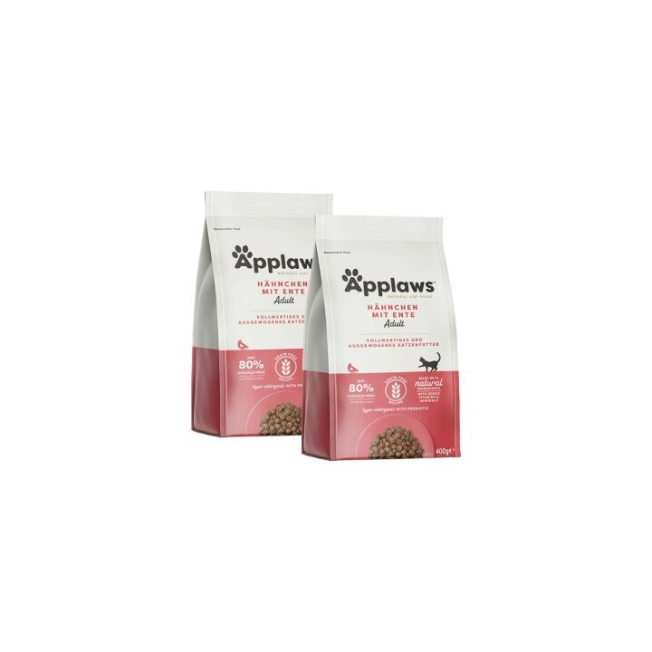 Applaws Trockenfutter Katze Adult Huhn mit Ente 2x7.5 kg