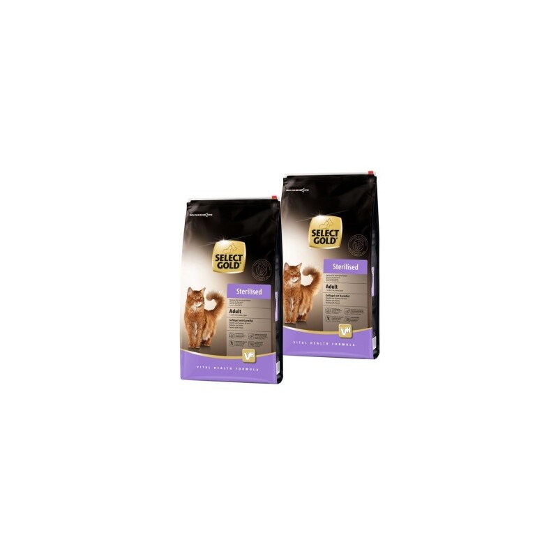 SELECT GOLD Adult Sterilised Geflügel mit Kartoffel 2x10 kg