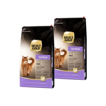 SELECT GOLD Adult Sterilised Geflügel mit Kartoffel 2x10 kg