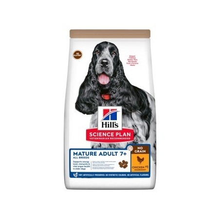 Hill's Science Plan No Grain Mature Adult 7+ mit Huhn ohne Getreide 14 kg