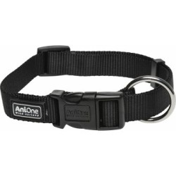 AniOne Halsband Classic Nylon schwarz L