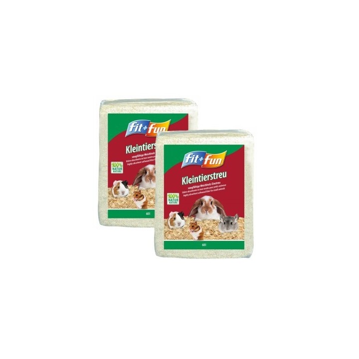 FIT+FUN Kleintierstreu 2x60 l