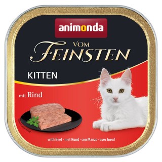 Sparpaket animonda vom Feinsten Kitten 36 x 100 g - mit Rind